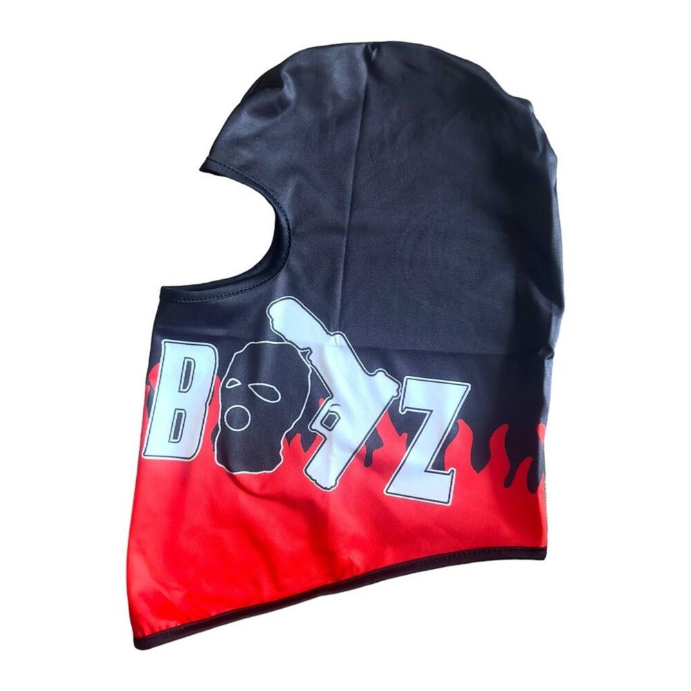 NWT Red Noz Boyz Pistols Up Balaclava Unisex OS | Biking Workout Urban Trap Punk